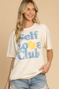 Self Love Club Puff Heart  Tee