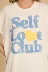 Self Love Club Puff Heart  Tee